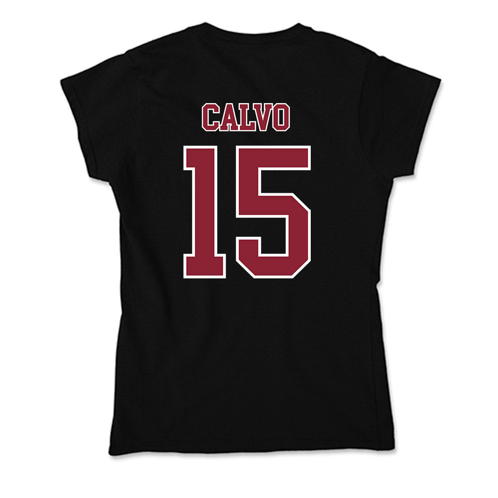 UMass - NCAA Men's Lacrosse : Michael Calvo - Soft Style Women’s T-Shirt-1