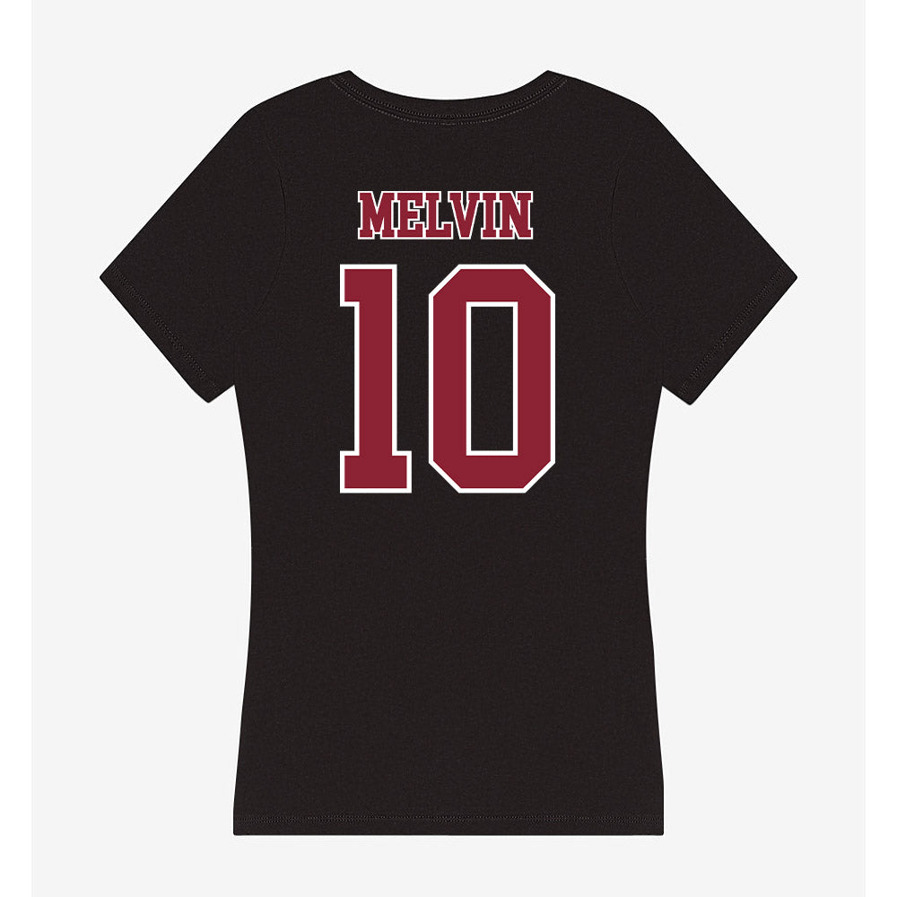 UMass - NCAA Football : Aubrey Melvin - Women's V-Neck T-Shirt-1