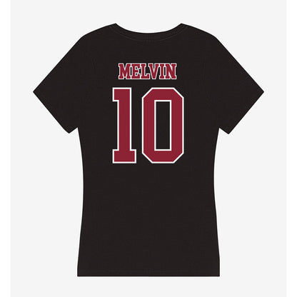 UMass - NCAA Football : Aubrey Melvin - Women's V-Neck T-Shirt-1
