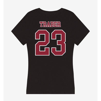 UMass - NCAA Women's Soccer : Aline Traber - Women's V-Neck T-Shirt-1