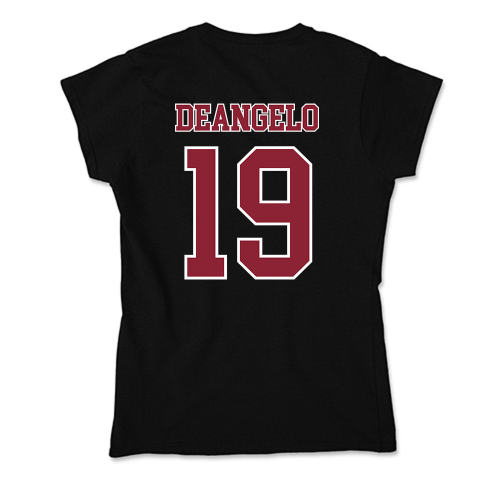 UMass - NCAA Men's Ice Hockey : Mikey DeAngelo - Soft Style Women’s T-Shirt-1