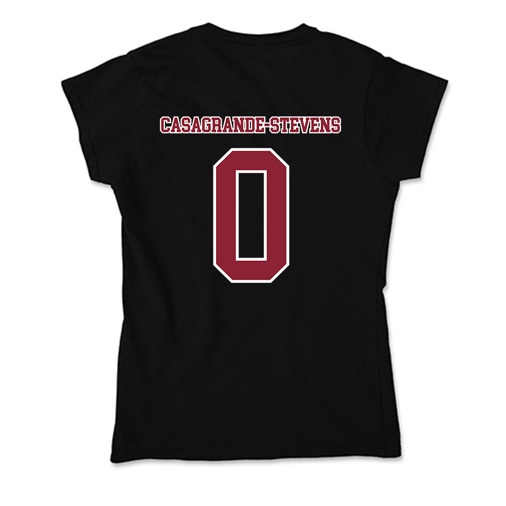 UMass - NCAA Women's Soccer : Ella Casagrande-Stevens - Soft Style Women’s T-Shirt-1