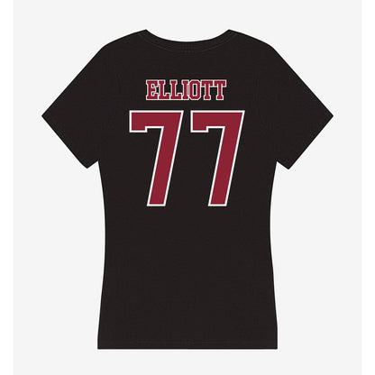 UMass - NCAA Men's Lacrosse : Jimmy Elliott - Women's V-Neck T-Shirt-1