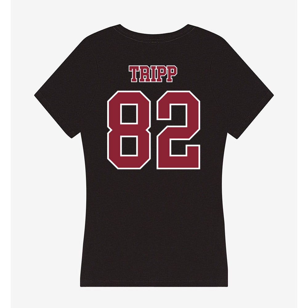 UMass - NCAA Football : Joshua Tripp - Women's V-Neck T-Shirt-1
