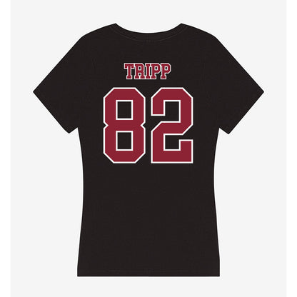 UMass - NCAA Football : Joshua Tripp - Women's V-Neck T-Shirt-1