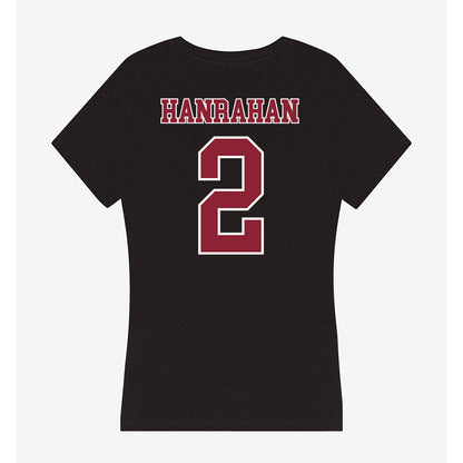 UMass - NCAA Men's Ice Hockey : Coleson Hanrahan - Women's V-Neck T-Shirt-1