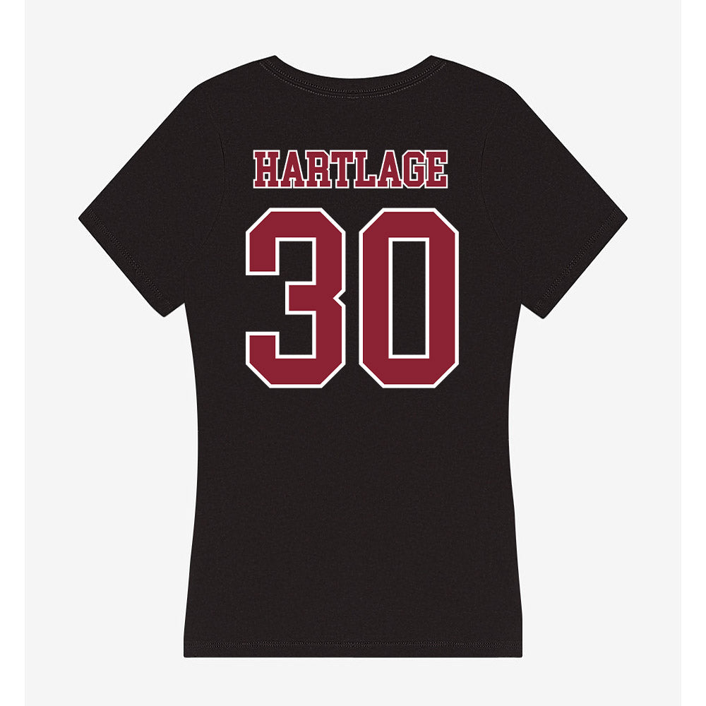 UMass - NCAA Men's Soccer : Crew Hartlage - Women's V-Neck T-Shirt-1