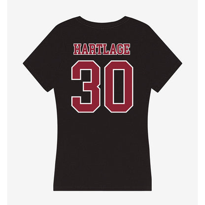 UMass - NCAA Men's Soccer : Crew Hartlage - Women's V-Neck T-Shirt-1