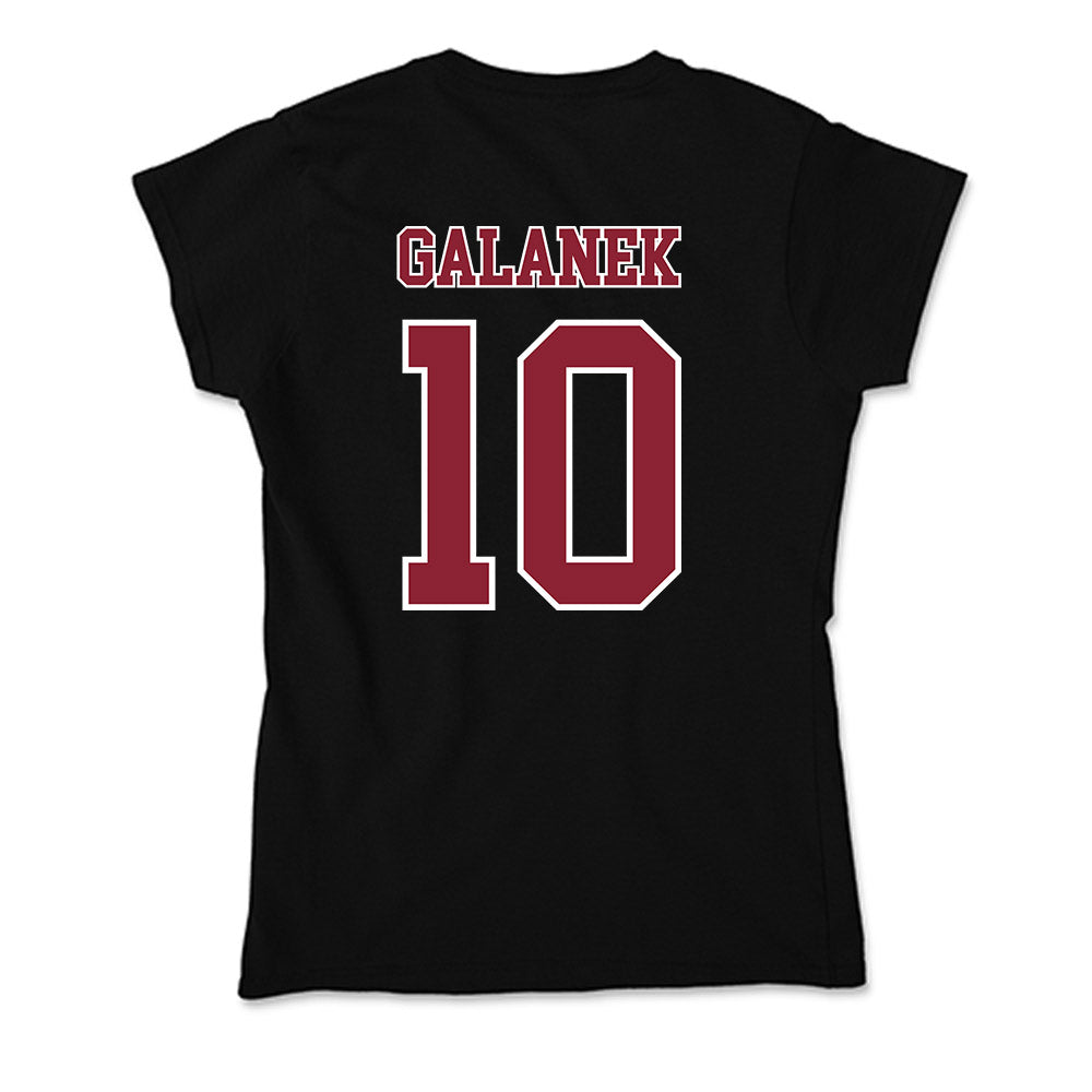 UMass - NCAA Men's Ice Hockey : Jack Galanek - Soft Style Women’s T-Shirt-1