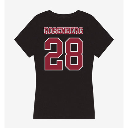 UMass - NCAA Women's Soccer : Julia Rosenberg - Women's V-Neck T-Shirt-1