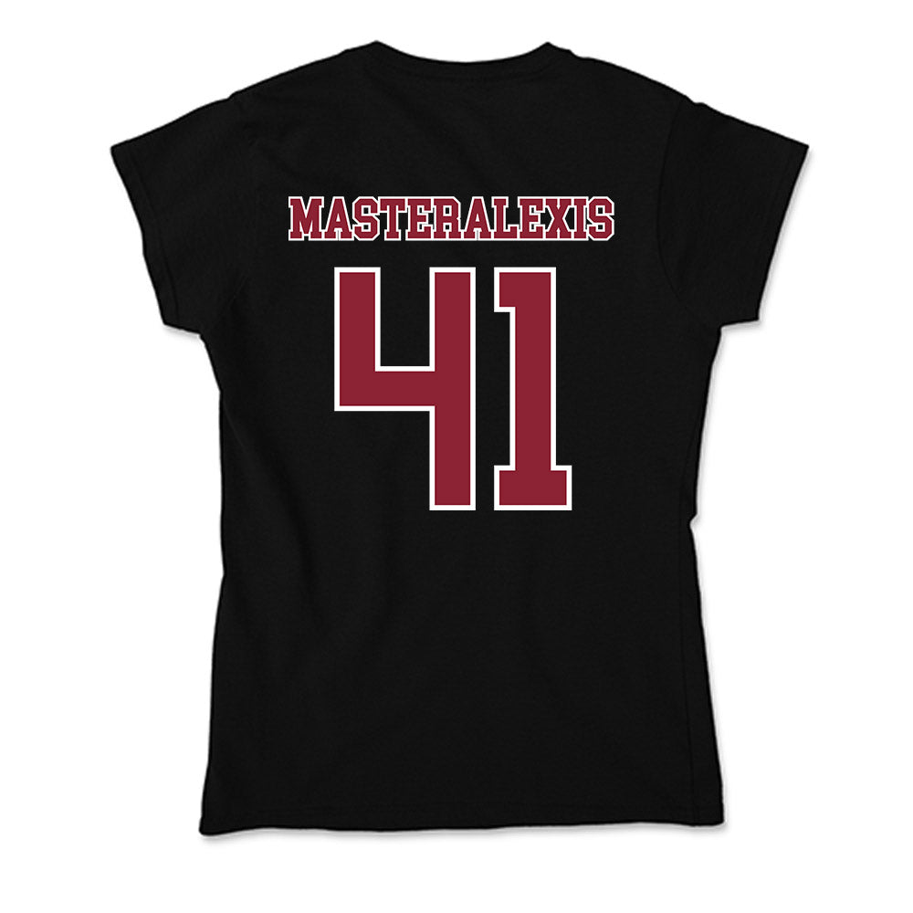 UMass - NCAA Baseball : Justin Masteralexis - Soft Style Women’s T-Shirt-1