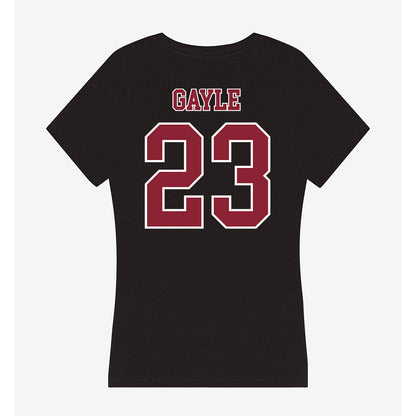 UMass - NCAA Men's Soccer : Taylon Gayle - Women's V-Neck T-Shirt-1