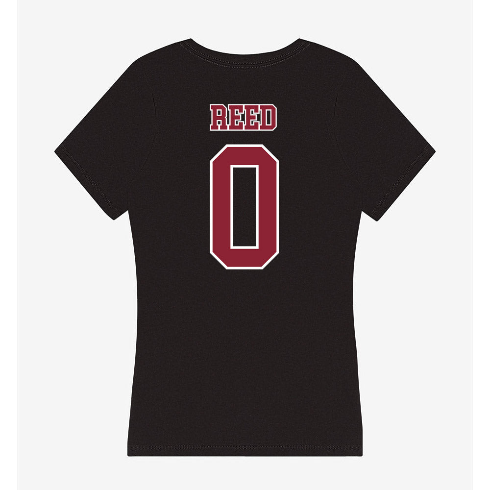 UMass - NCAA Football : Isaiah Reed - Women's V-Neck T-Shirt-1