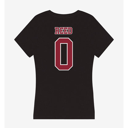 UMass - NCAA Football : Isaiah Reed - Women's V-Neck T-Shirt-1