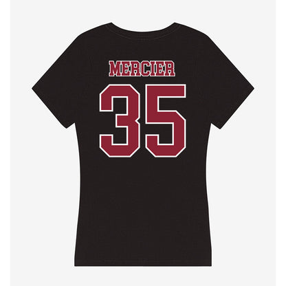 UMass - NCAA Baseball : Brayden Mercier - Women's V-Neck T-Shirt-1