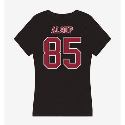 UMass - NCAA Football : Drew Alsup - Women's V-Neck T-Shirt-1