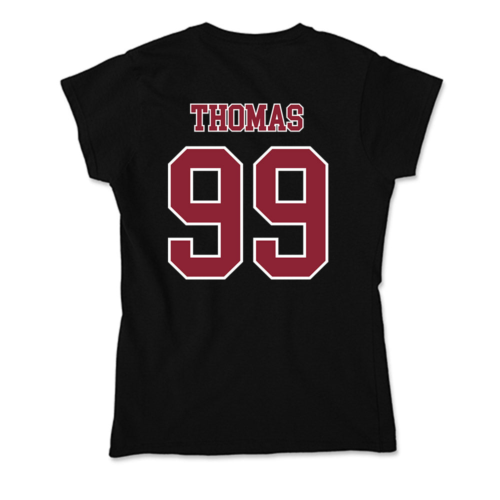 UMass - NCAA Football : Kamarion Thomas - Soft Style Women’s T-Shirt-1
