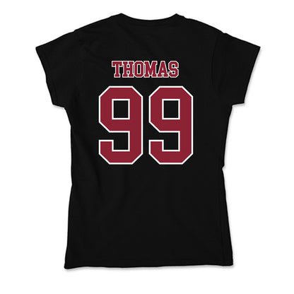 UMass - NCAA Football : Kamarion Thomas - Soft Style Women’s T-Shirt-1