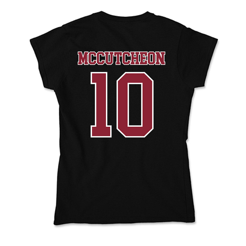 UMass - NCAA Football : Ty Mccutcheon - Soft Style Women’s T-Shirt-1
