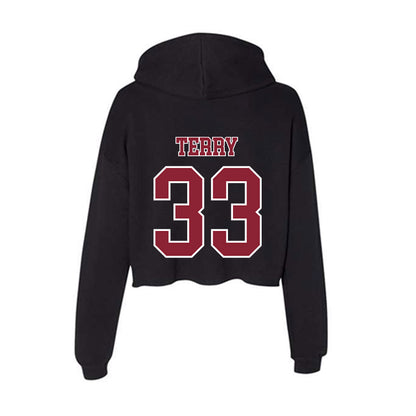 UMass - NCAA Women's Soccer : Lexi Terry - Women's Crop Fleece Hoodie-1