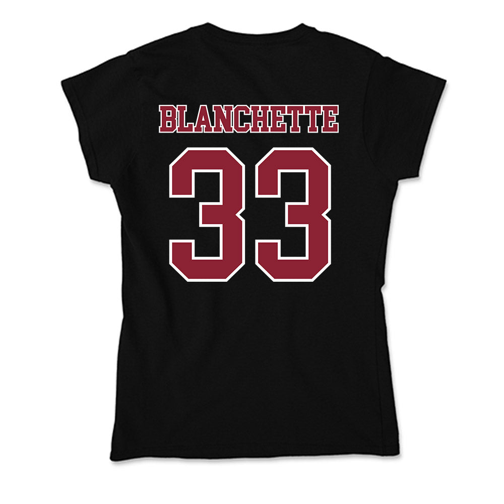 UMass - NCAA Softball : Kelsey Blanchette - Soft Style Women’s T-Shirt-1