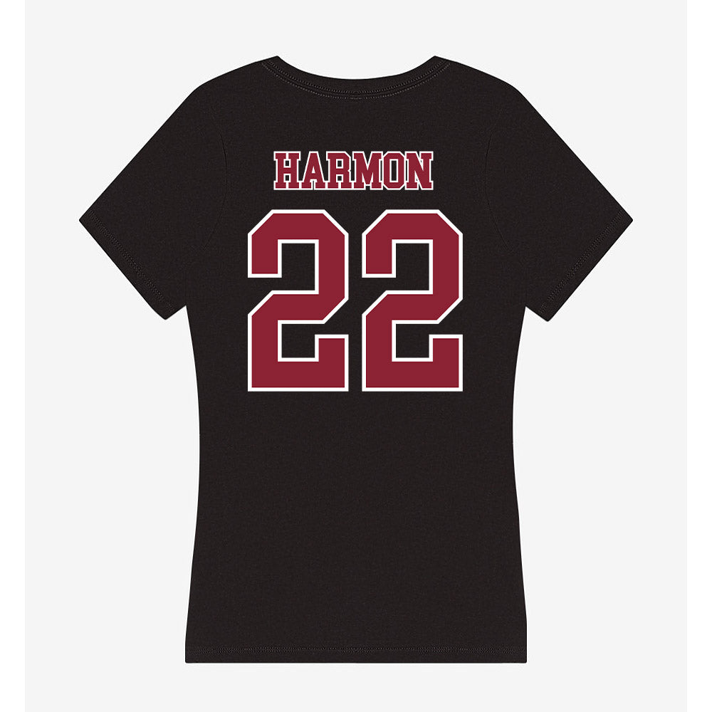 UMass - NCAA Football : Jahmad Harmon - Women's V-Neck T-Shirt-1