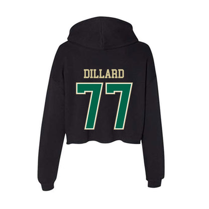 USF - NCAA Football : Major Dillard - Women's Crop Fleece Hoodie-1