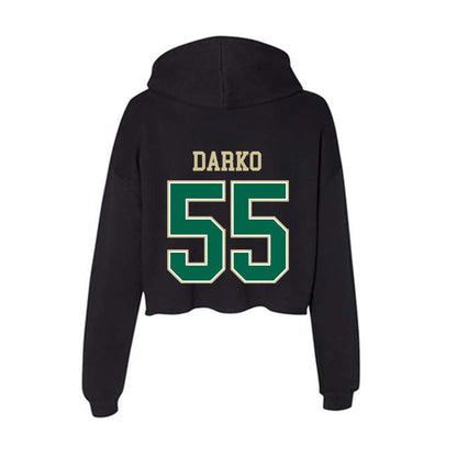 USF - NCAA Women's Lacrosse : Hailey Darko - Women's Crop Fleece Hoodie-1