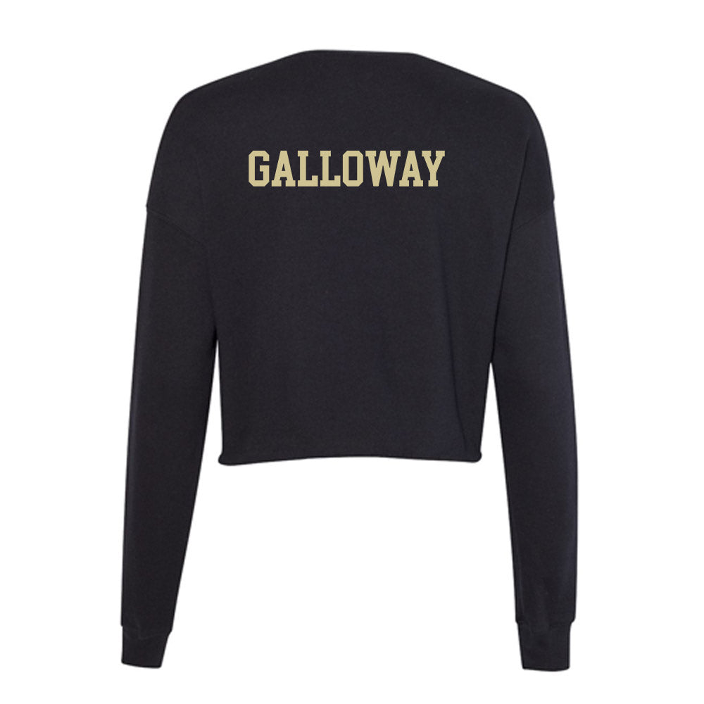 USC - NCAA Women's Track & Field : Ella Galloway - Women's Cropped Crew Fleece-1