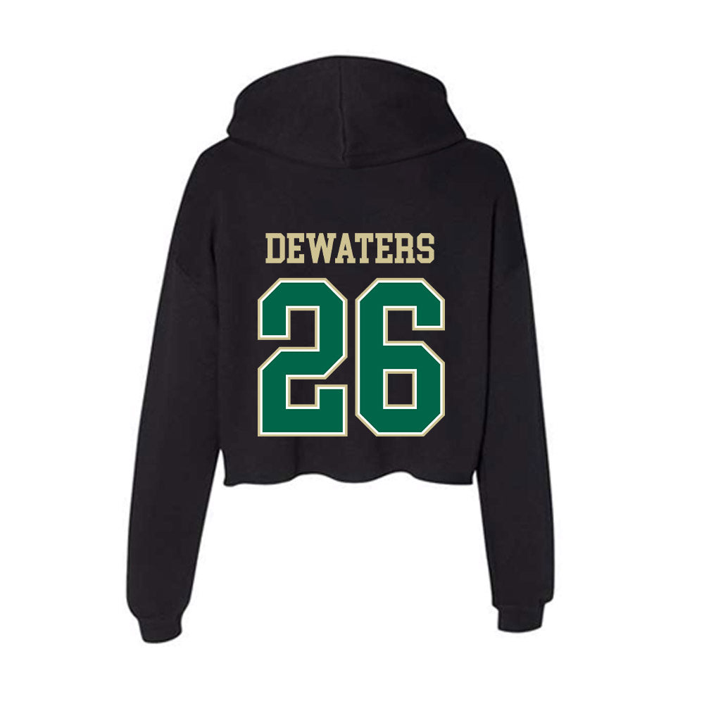 USF - NCAA Softball : Alice DeWaters - Women's Crop Fleece Hoodie-1
