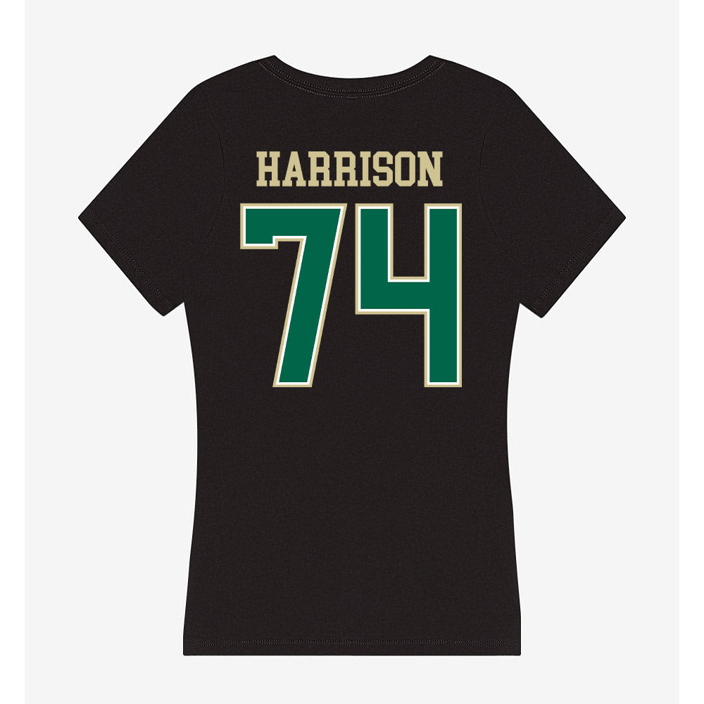 USF - NCAA Football : Jordan Harrison - Women's V-Neck T-Shirt-1