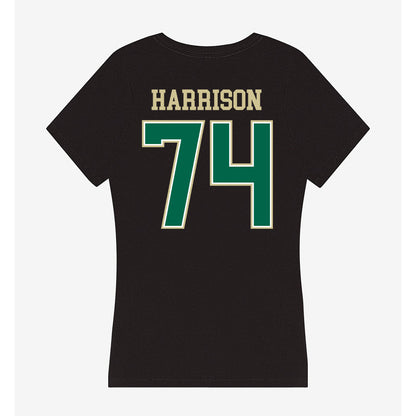 USF - NCAA Football : Jordan Harrison - Women's V-Neck T-Shirt-1