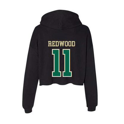 USF - NCAA Football : Asani Redwood - Women's Crop Fleece Hoodie-1