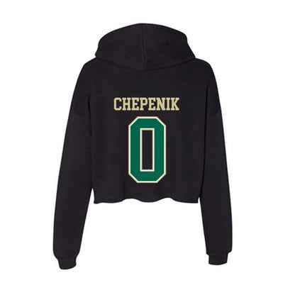 USF - NCAA Women's Lacrosse : Sofia Chepenik - Women's Crop Fleece Hoodie-1