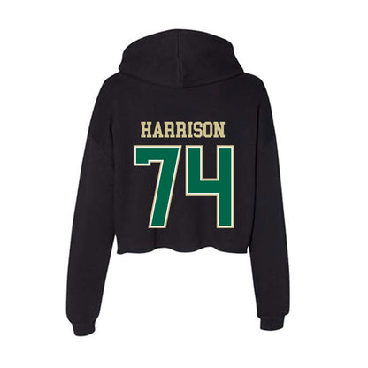 USF - NCAA Football : Jordan Harrison - Women's Crop Fleece Hoodie-1