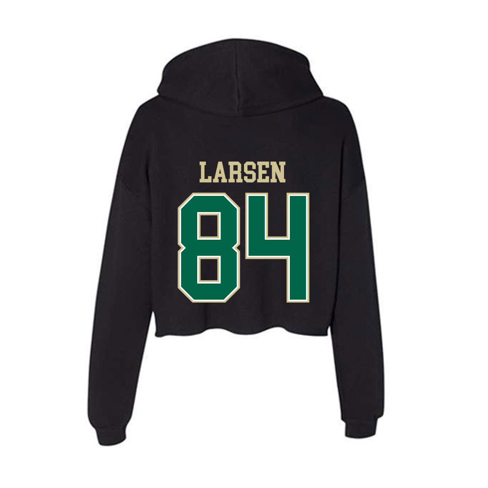 USF - NCAA Women's Lacrosse : Lexi Larsen - Women's Crop Fleece Hoodie-1