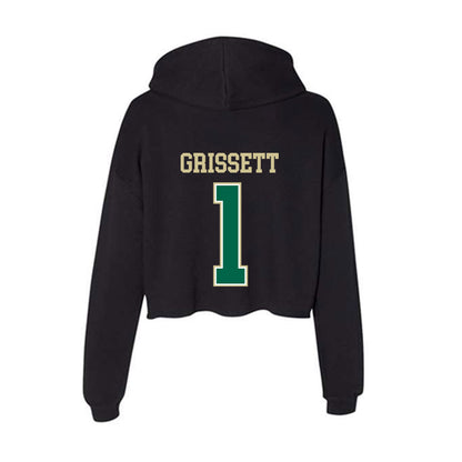 USF - NCAA Women's Lacrosse : Elise Grissett - Women's Crop Fleece Hoodie-1