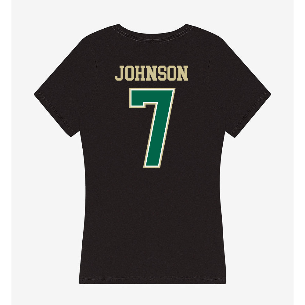 USF - NCAA Men's Basketball : Jayden Johnson - Women's V-Neck T-Shirt-1
