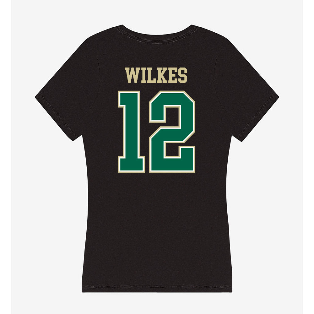 USF - NCAA Softball : Kacey Wilkes - Women's V-Neck T-Shirt-1
