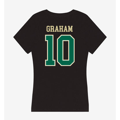 USF - NCAA Women's Lacrosse : Avery Graham - Women's V-Neck T-Shirt-1