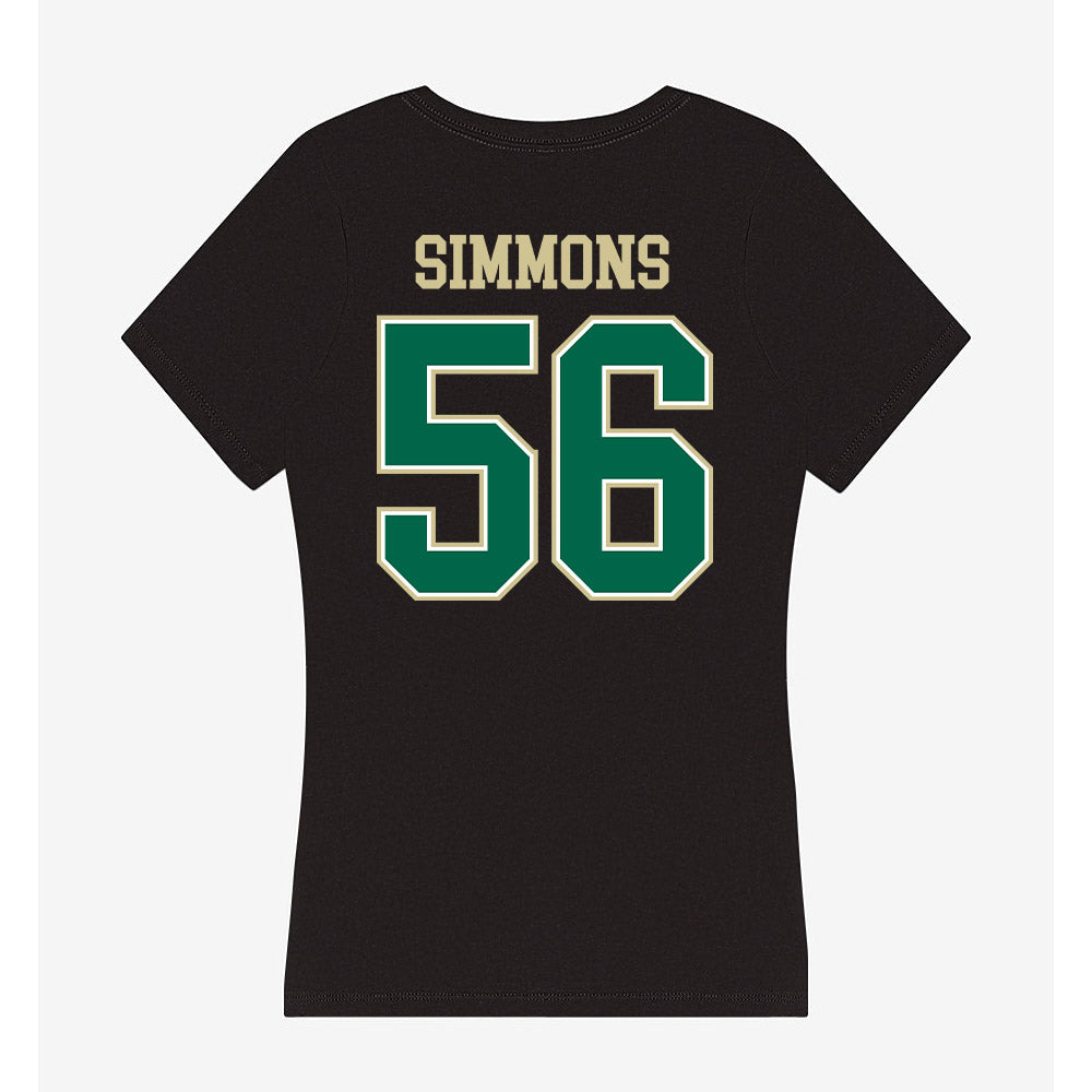 USF - NCAA Football : Terry Simmons - Women's V-Neck T-Shirt-1