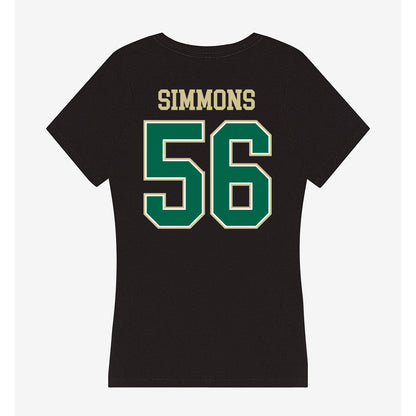 USF - NCAA Football : Terry Simmons - Women's V-Neck T-Shirt-1