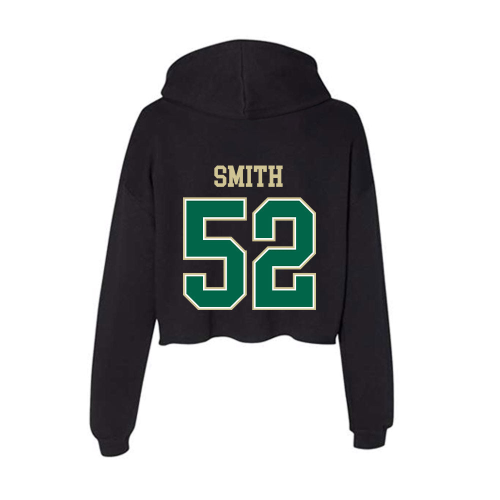 USF - NCAA Football : Christian Smith - Women's Crop Fleece Hoodie-1