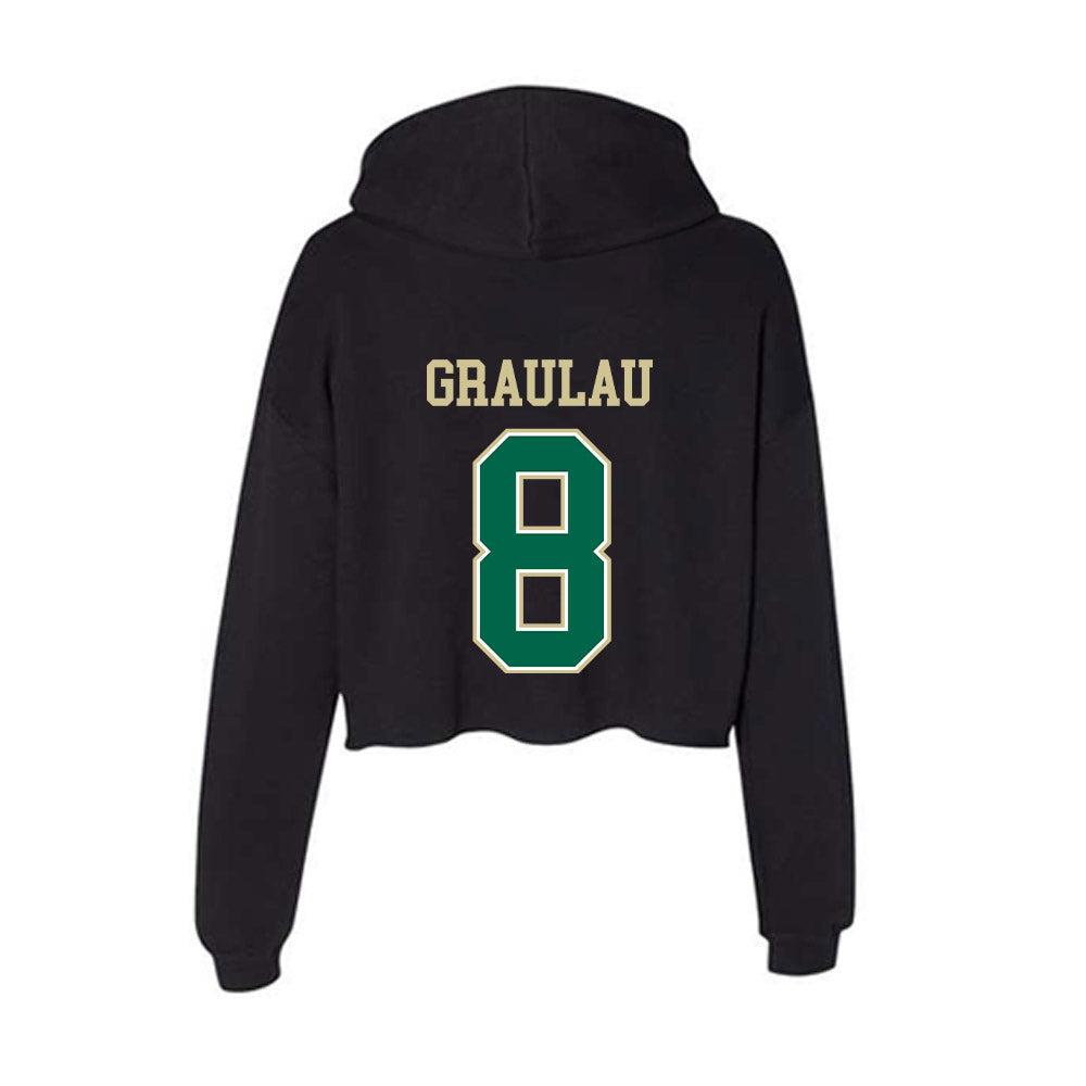 USF - NCAA Baseball : Gabe Graulau - Women's Crop Fleece Hoodie-1