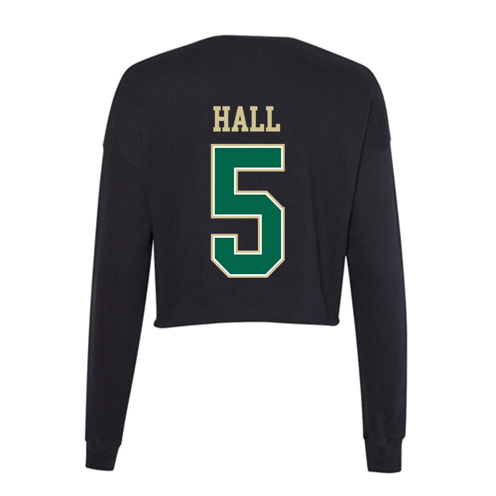 USF - NCAA Women's Basketball : Brooklyn Hall - Women's Cropped Crew Fleece-1