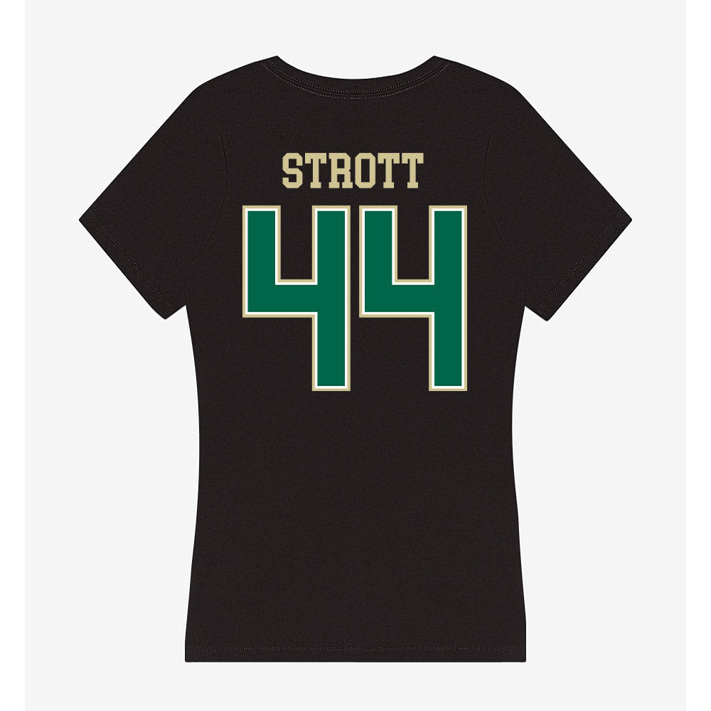 USF - NCAA Softball : Kiley Strott - Women's V-Neck T-Shirt-1