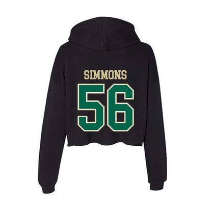 USF - NCAA Football : Terry Simmons - Women's Crop Fleece Hoodie-1