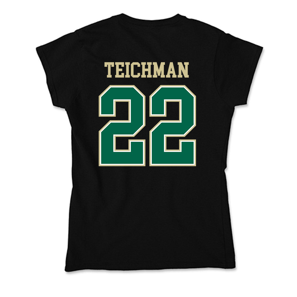 USF - NCAA Women's Basketball : Lee Teichman - Soft Style Women’s T-Shirt-1