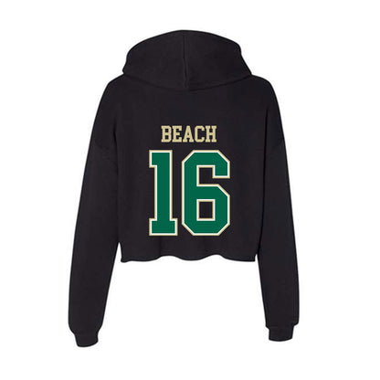 USF - NCAA Baseball : Easton Beach - Women's Crop Fleece Hoodie-1