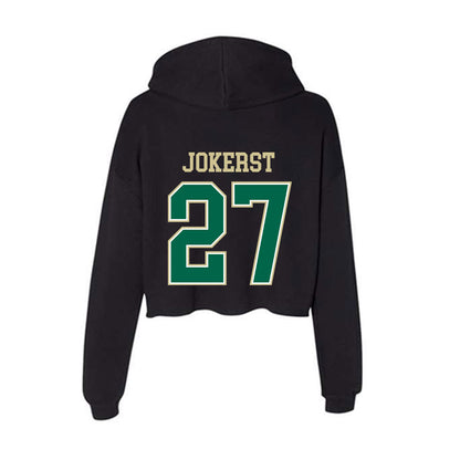 USF - NCAA Women's Lacrosse : Madisyn Jokerst - Women's Crop Fleece Hoodie-1